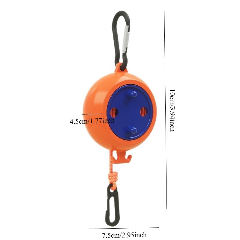 1PC hotel hotel standing cool hanging drying clothes rope portable travel clothesline artifact outdoor business trip indoor оранжевый