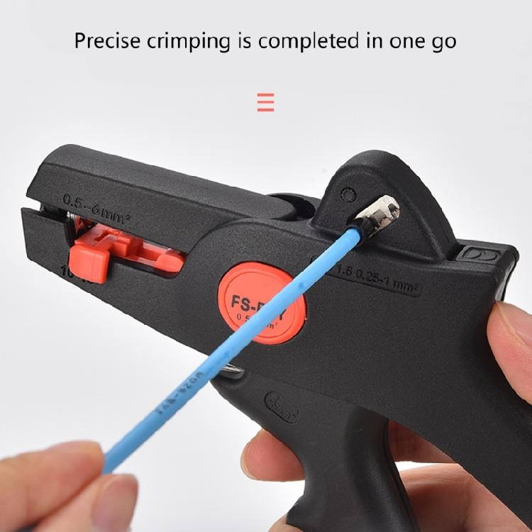 Ergonomisches Abisolierwerkzeug Isolationsdrahtschneidwerkzeug für 0,5-10mm² Kabel Langlebigkeit Industriekonstruktion