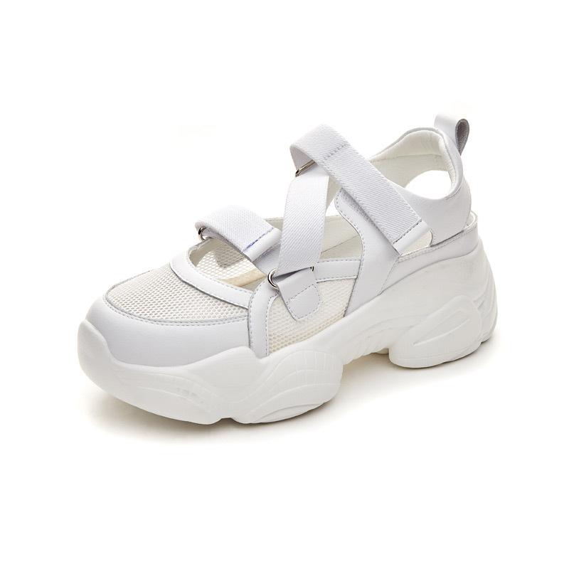 Sandals trendy women summer new thick-soled muffin casual hollow sports style sandals women