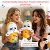 Baby Musical Sensory Toy Interactive Plush Toy with Sounds Multifunction Educational Activity Toy for Kids and Toddlers Multiplayer Play Gift