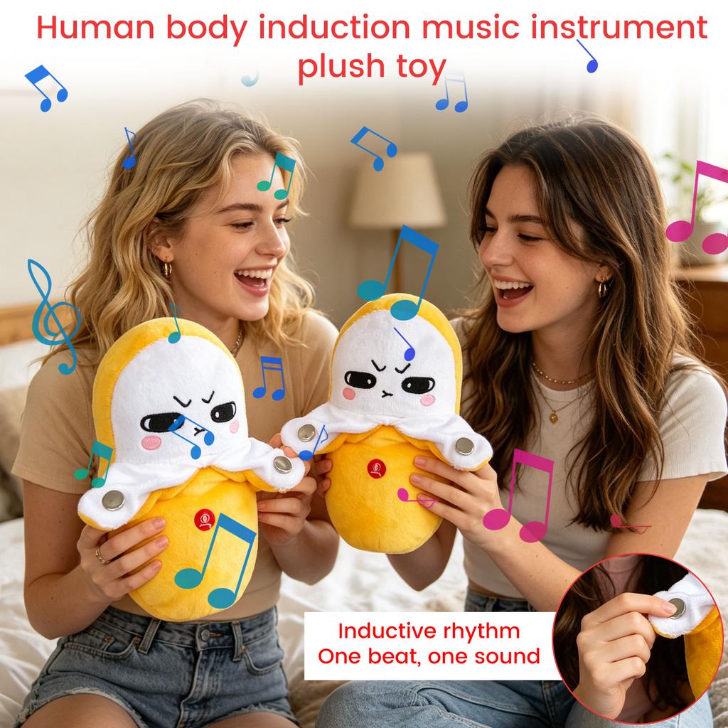 Baby Musical Sensory Toy Interactive Plush Toy with Sounds Multifunction Educational Activity Toy for Kids and Toddlers Multiplayer Play Gift