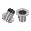Stainless Steel Bracket Set for Ceiling or Wall Mounting of Closet Rods