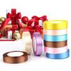 25 Yds/Rotolo 2,5 cm Nastro di Raso di Seta Materiali per Artigianato Fatto a Mano Festa di Natale DIY Avvolgimento Scatola Regalo Festa Matrimonio Decorativo
