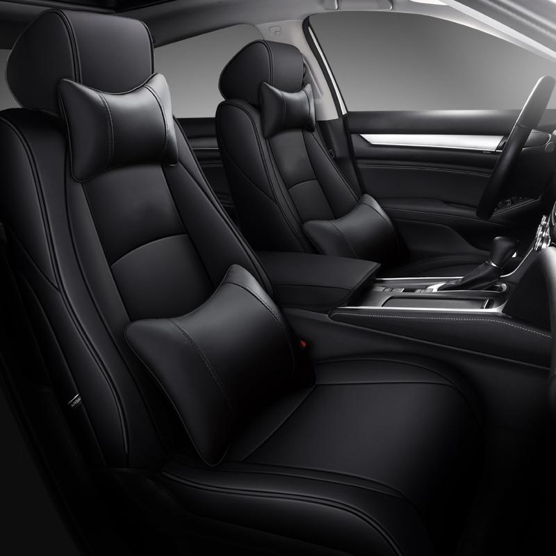Luxury Car Seat Covers For Honda Accord 2018- 2025 10th generation Leather Automotive Protector Custom Full Sets Styling