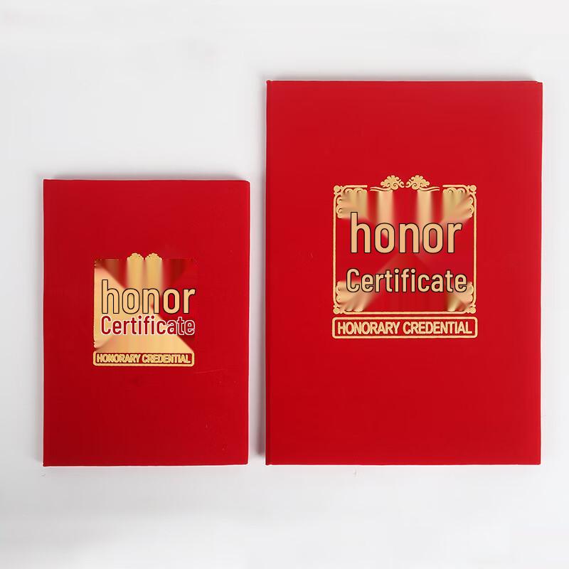 TANGO 6K Flocked Foam Hot Stamped Honor Award Certificate Cover