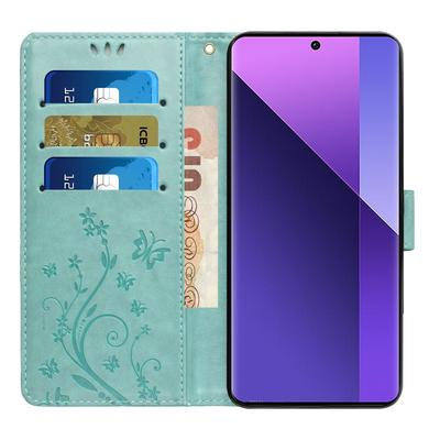 For Xiaomi 14T Pro Case Pattern Imprint PU Leather Phone Wallet Cover with Strap