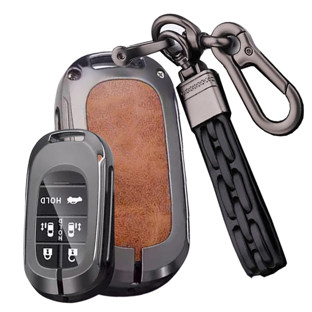 

Брелок для смарт-ключа, совместимый с Honda New Stepwagon RP6 7 New Odyssey Crazy Horse Car Brown [SANRILY] Honda, Чехол, Крышка, 8, Elysion,