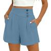 Women's Casual, Loose-fitting -color Pants With Pockets