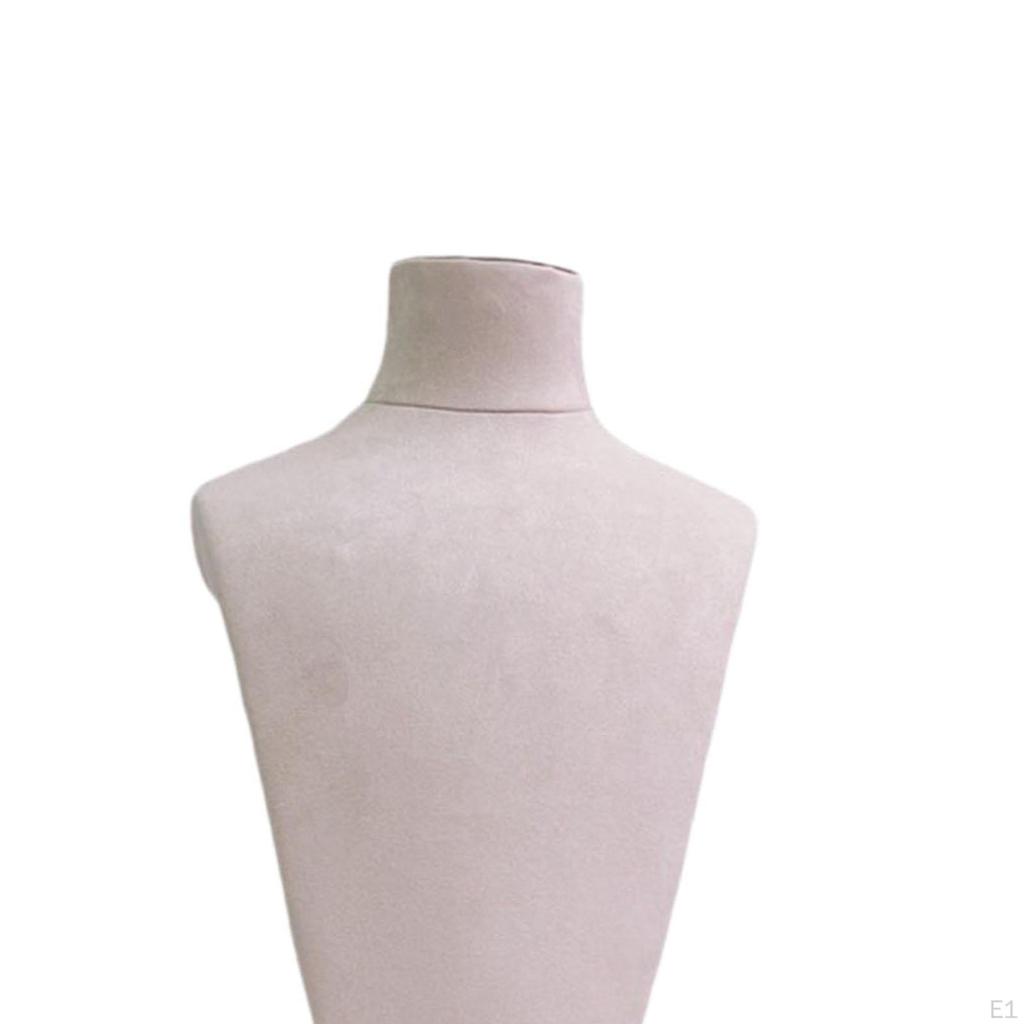 Necklace Display Bust Stand Stainless Steel Base Stable Chain Jewelry