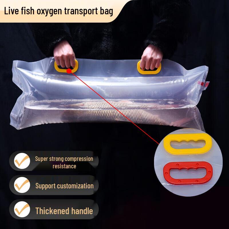 Jin Shi Jian Thickened Live Fish Transport Oxygen Bags