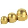 Yigu Brass Hexagonal Cap Nuts and Screws - M3, M4, M5 Decorative Ball Head
