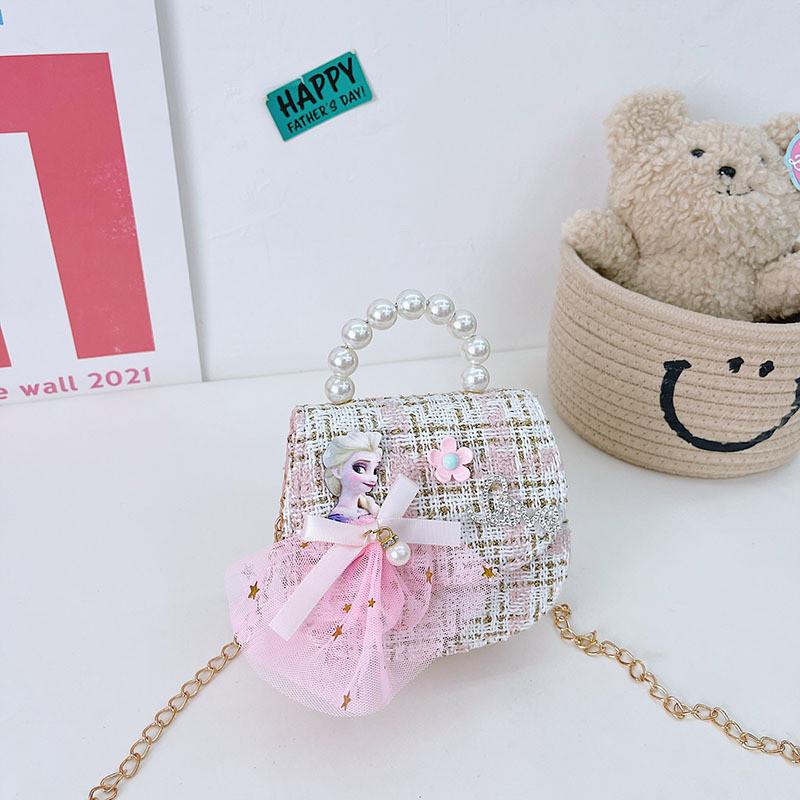 Adorable Mini Childrens Pearl Handbag Stylish Crossbody Bag For Girls