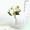 30cm 9 head Vase Vintage Wedding Party Decoration  Artificial Flowers  Silk Peony  Rose bouquet