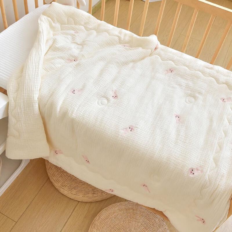 Mling Cotton Gauze Baby & Kids All-Season Quilt