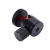 Mini Tripod Ball Head with 1/4 Inch Screw and Hot Shoe Mount Adapter for DSLR Camera Ring LightRed Ball