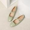 Women's 2026 Bow Single Strap Mary Jane Flats - Square Toe, Shallow Mouth, Flat Bottom