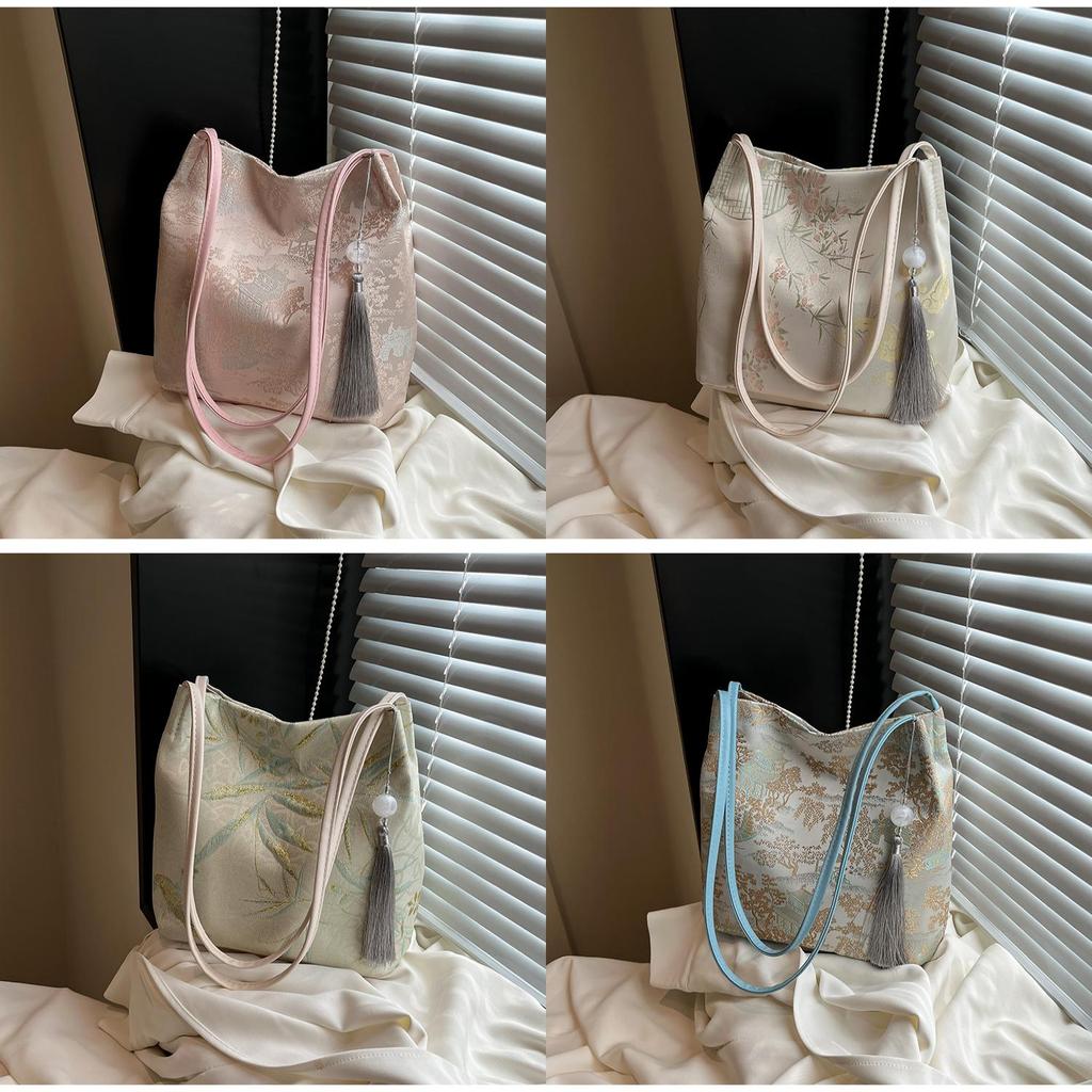 Traditional Pattern Embroidered Crossbody Bag With Internal Phone Pocket For Casual Outings
