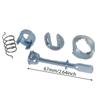 Front Left Right Door Lock Cylinder Repair Kit for Seat Ibiza 1997-2003 VW Caddy 1995-2003 6K4837223A