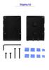 Raspberry Pi 3B+/3B Aluminum Alloy Case with Heatsink, Thermal Paste, and Installation Tools