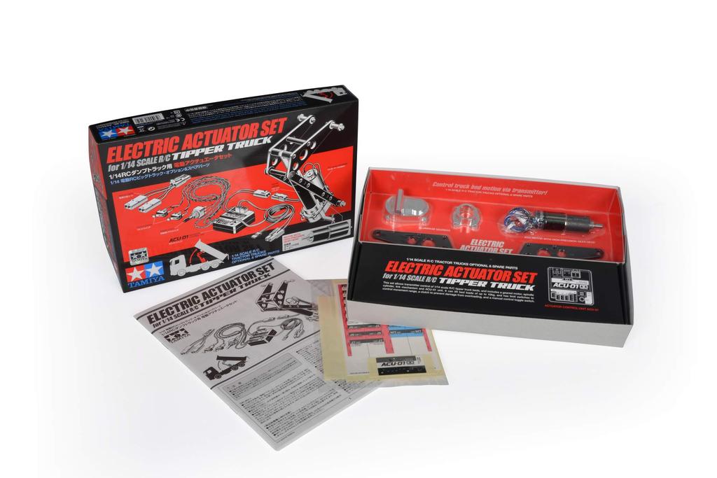 Tamiya Big Truck Option Spare Parts 45 RC Dump Truck Electric Actuator Set 56545 & No. TROP.45 1/14
