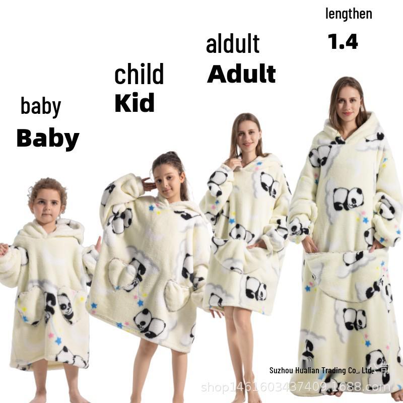 Herbst/Winter Übergröße Kapuzen-Decke - Unisex, Warm, Lockere Passform für Paare