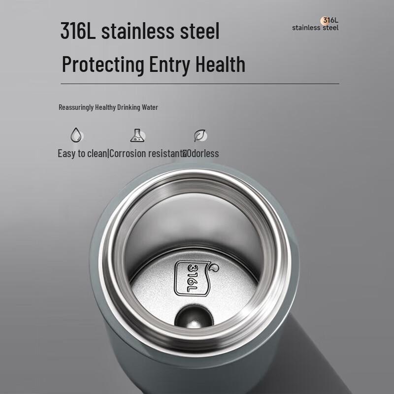 SUPOR 316L Stainless Steel One-Touch Insulated Tumbler