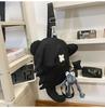 Schoolbag Internet celebrity men and women cartoon plush doll backpack niche design sense cycling backpack personality trend travel bag