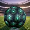 1pc Neon Hexagon Themed Soccer Ball, Size 5, Lightweight PVC Material, Outdoor Training Soccer Ball Gift. q62258