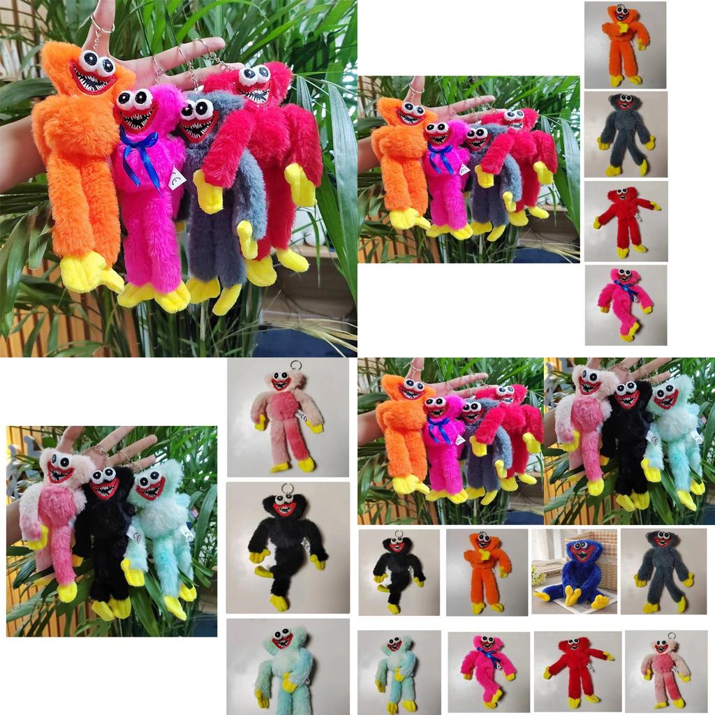 Poppy Playtime Huggy Wuggy Plush Toy Keychain Soft And Versatile Decoration For Your Bag Car And Home