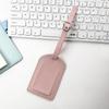 PU Leather Luggage Tags for Women Men Suitcase ID Address Name Holder Travel Accessories Portable Label