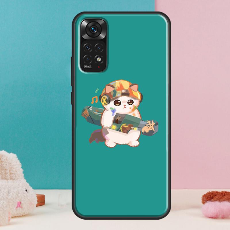 V-Valorant Case For Xiaomi Redmi Note 13 12 Pro 14 11 9 10 9S 10S 11S 12S Redmi 14C 13C 10C 12C Cover