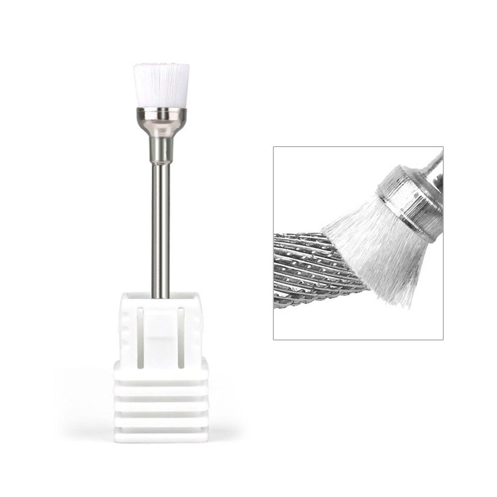 

DIY Nail Files Cleaning Brush Nail Beauty Nail Files Dust Remover Nail Art Tools білий