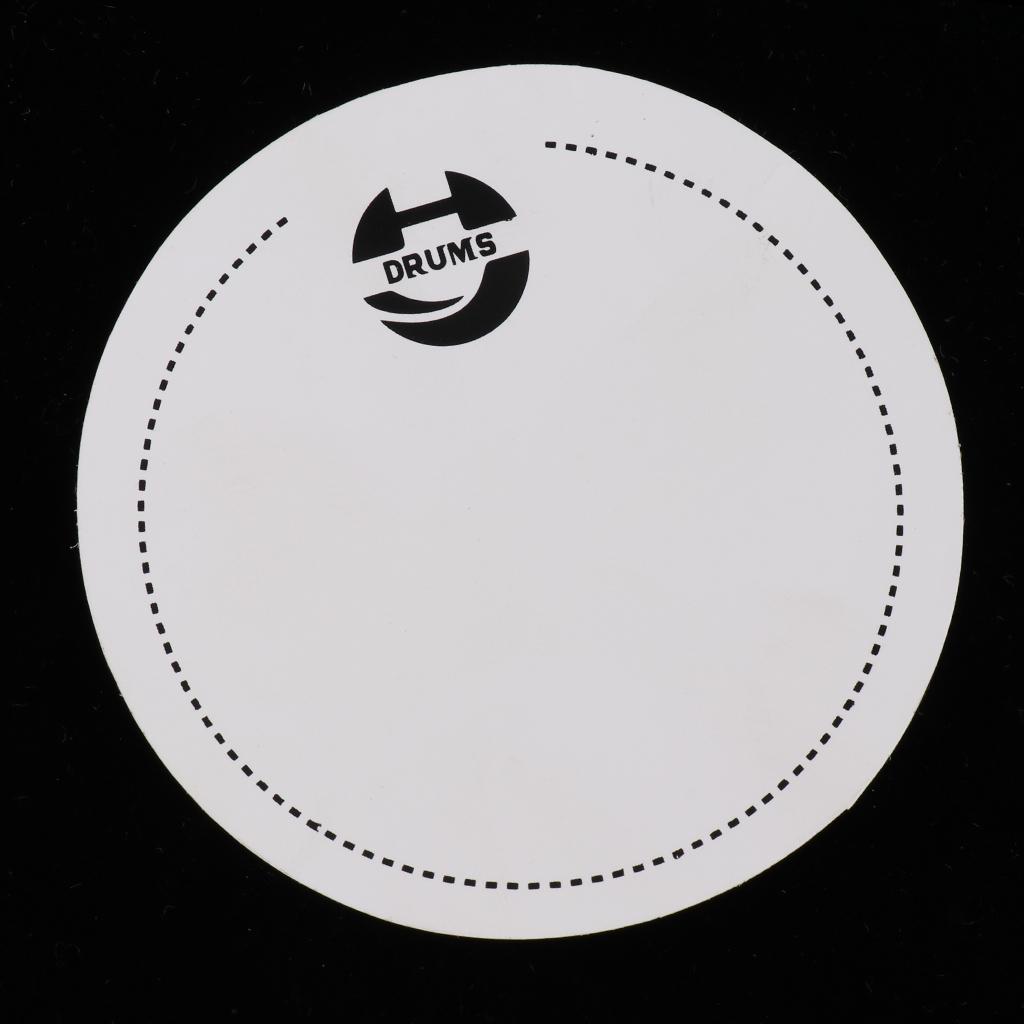 3 Drum Patch Drumhead For Percussion Instrument Parts, White