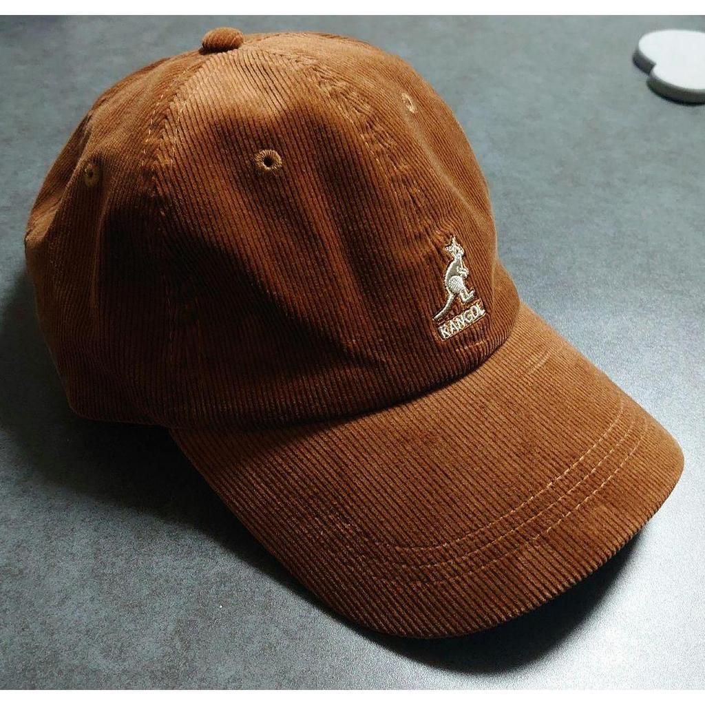 Used KANGOL corduroy baseball cap brown