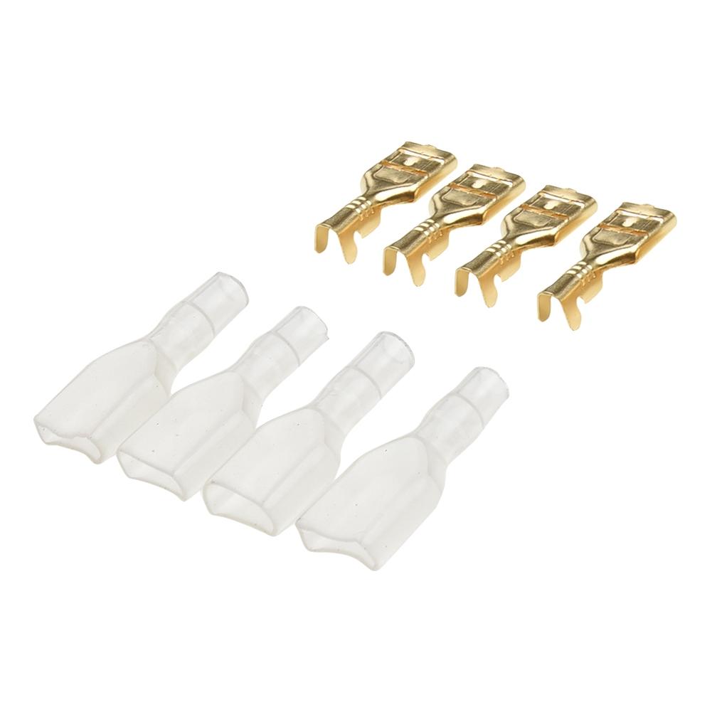Spade Terminal Connectors Insulating Sleeves 22 ~ 16AWG 0.5mm Thickness
