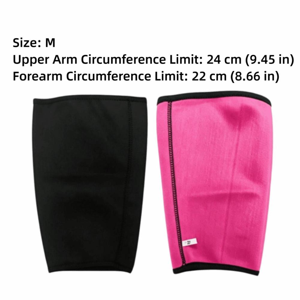 2pcs Sweat Enhancing Arm Trimmer Bands Fat Burning Compression Arm Bands Fitness Training