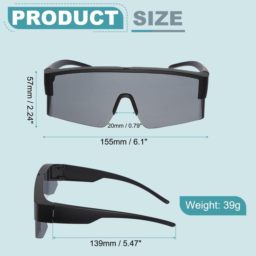 Sports for for Black Gray [uxcell] Sunglasses, Polarized, Cycling, Men's & Women's, Hiking, Cycling, Driving, Fishing, Running, &