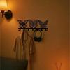 Modern Metal Key Holder Butterfly 7 Hook Key Organizer Wall Decor for Hallway Office Living Room Bathroom Bedroom Storage Housewarming Gift