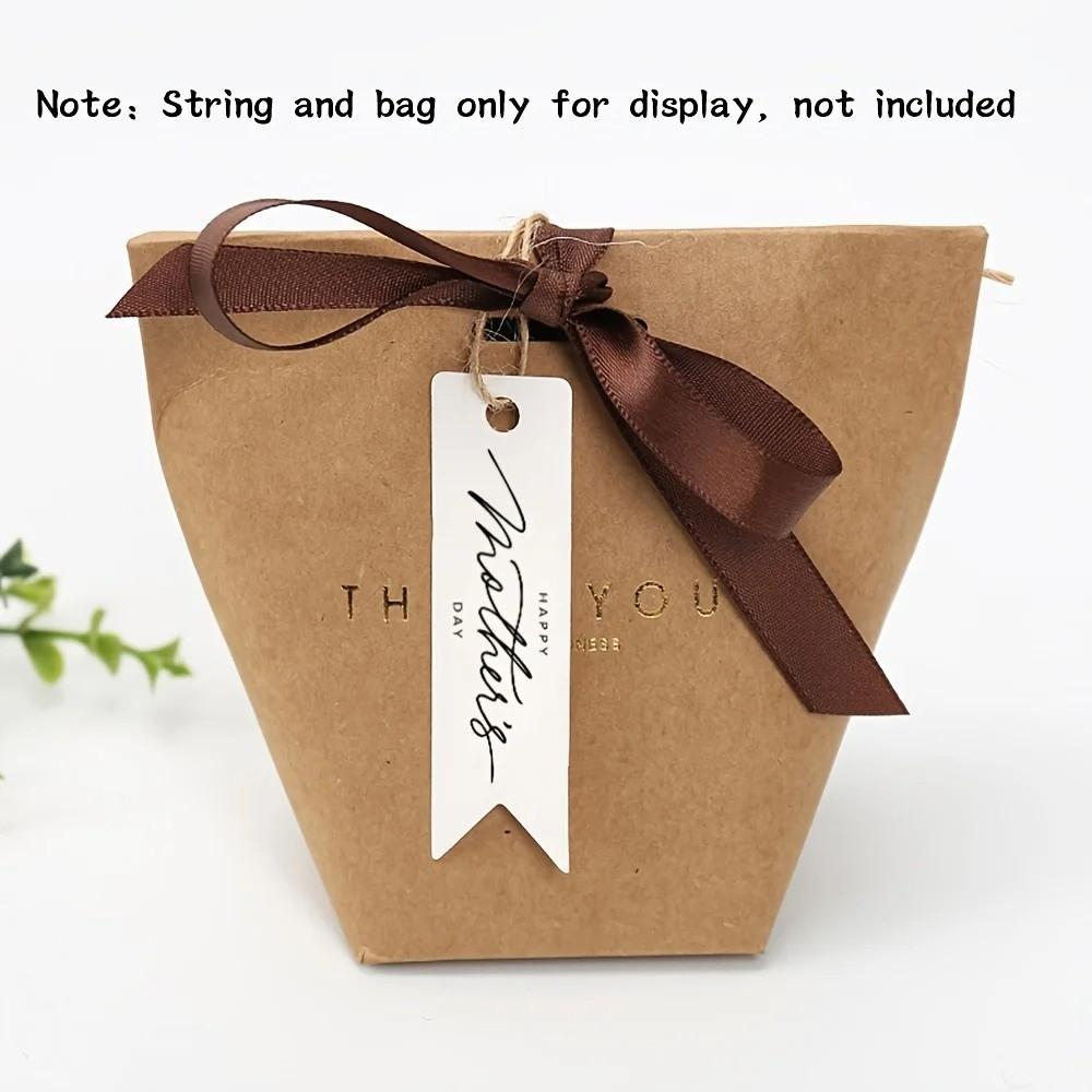 100pcs Hanging Decoration Mother Day Tags Handmade Cake Decor Tag  Business Gift