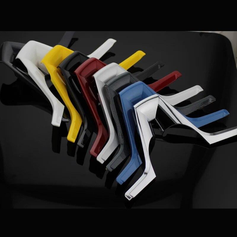 Car Steering Wheel Trim Cover Sticker For Chevrolet for Cruze Sedan Hatchback2009 2010 2011 2012 2014 Chrome Accessories