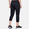 Under Armour Loose Fit Lace-Up Sports Pants Women Bottoms Black 1351100-001