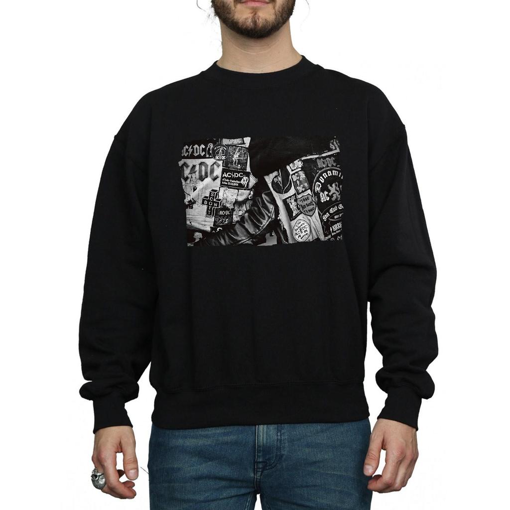 AC/DC Mens Badges And Posters Collection Sweatshirt