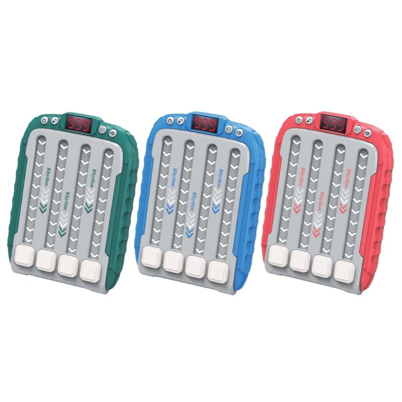 Engaging Children's Rhythm Game Machine With Adjustable Model, Enhances Coordination With Music And Lights for Parties