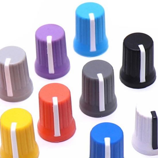 5 Stücke Universal EQ Drehknopf Ersatz Verschleißfest Mini Größe Einfache Installation Equalizer Potentiometer Fader Knöpfe