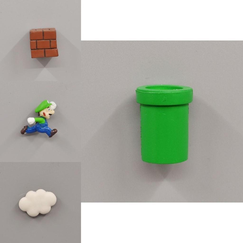 3d Super Mario Refrigerator Stickers For Diy Home Decoration