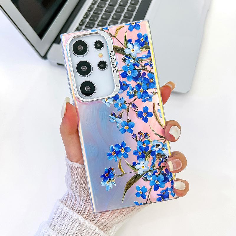 Geeignet für Samsung S24ultra Handyhülle Imd Bunt S25plus Galvanisiert Laser A55 5G Schutzhülle