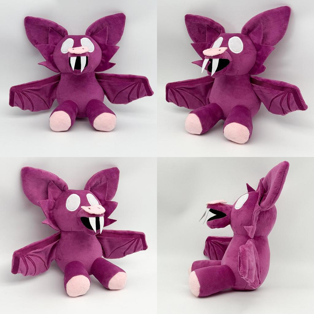 99nights Horror Plush Bat Toy Soft Stuffed Doll For Collectors