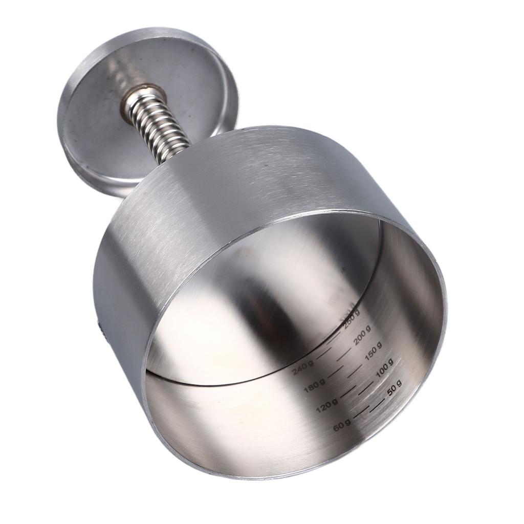 Stainless Steel Burger Press Professional Manual Prevents Stick Grill Press for Burgers Beef Vegetables Cooking