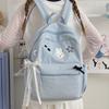 Large Capacity Student Schoolbag Female Bunny Pattern Backpack