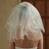 Bowknot Veil for Bride Bridesmaids Wedding Ceremony Veil Wedding Dress Headpiece for Bachelorette Party Bridal Shower